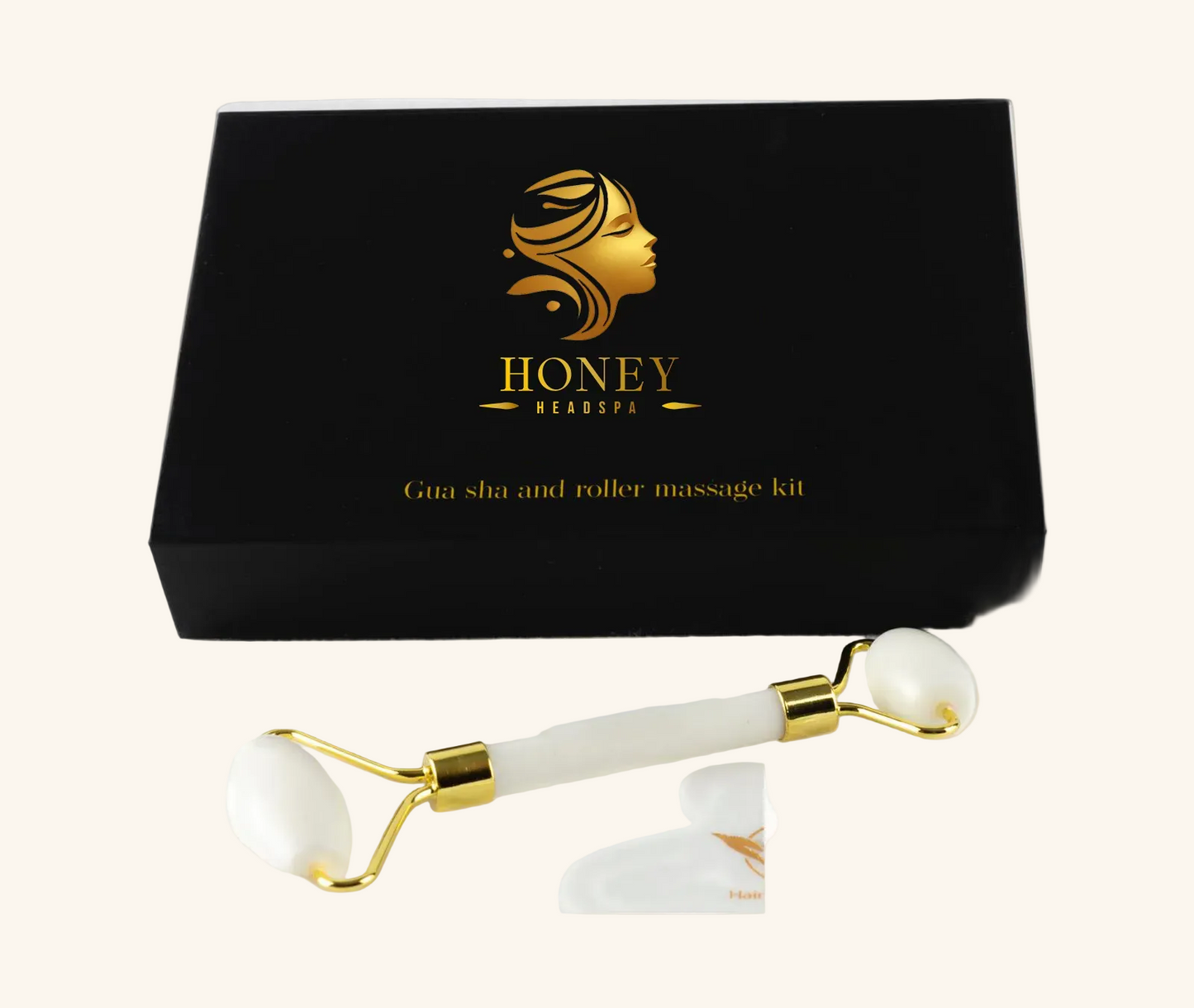 Gua Sha and Roller Massage Kit - Honey Headspa